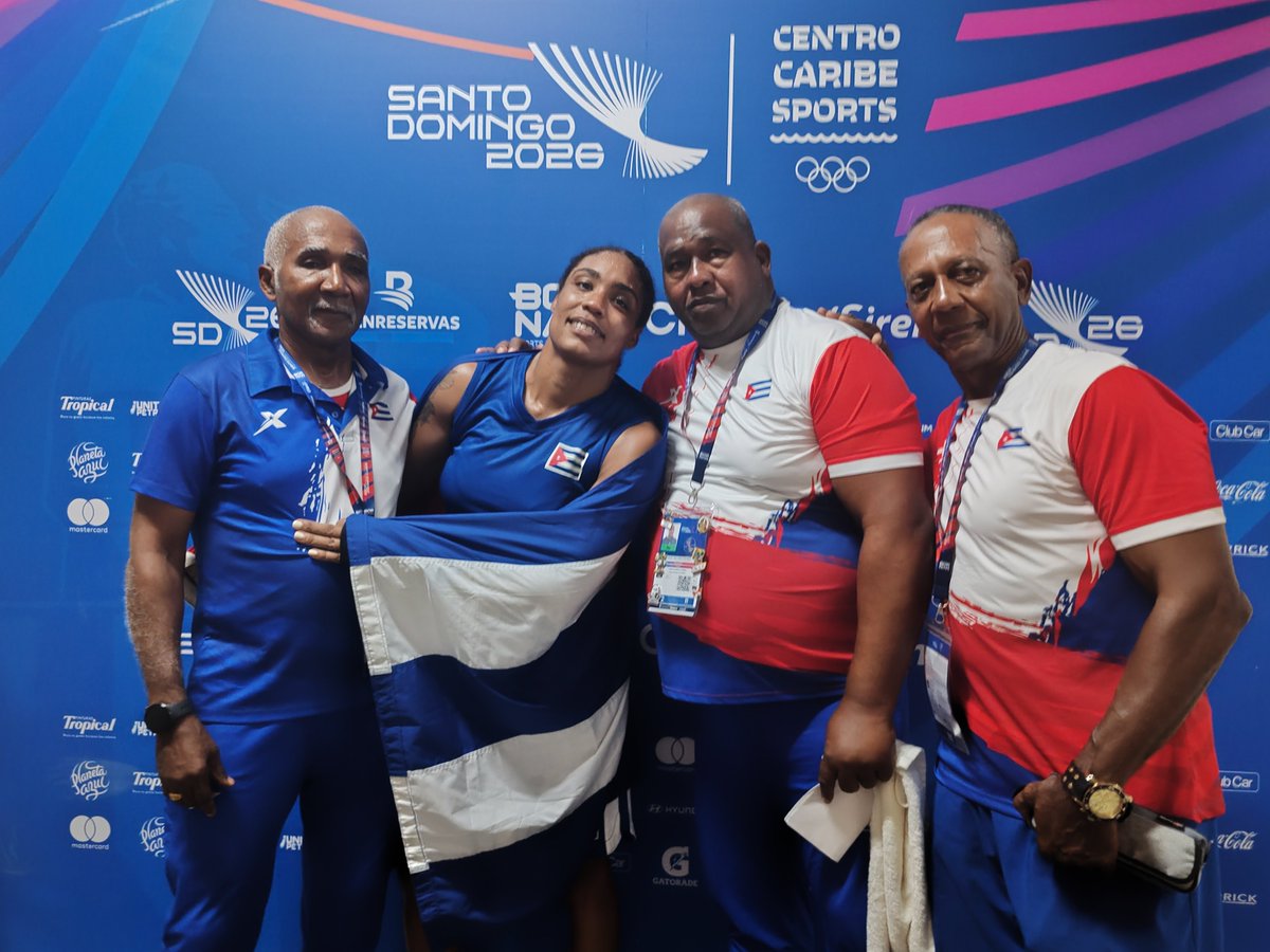 jit_digital's tweet photo. JJCC de #SantoDomingo2026
Es noticia: Dayira Mesa (70 kg)  venció 3-2 a la puertorriqueña Stephani Piñeiro y se convirtió en la primera boxeadora de #Cuba campeona en estas lides. 
#InderCuba65 #DeporteCubano #VeranoConMiGente #SiempreXCuba https://t.co/OeRW45Qtb9