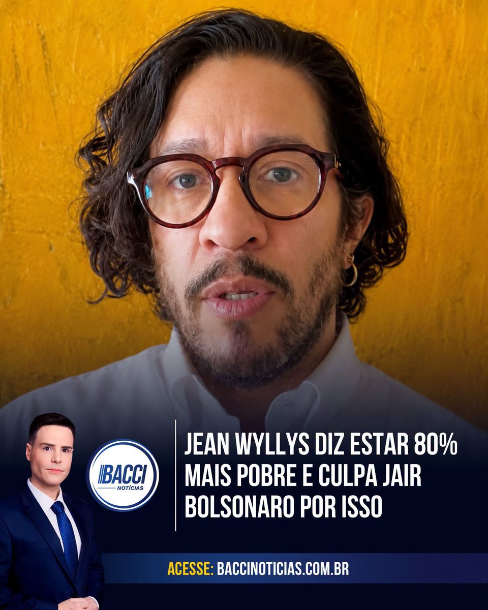 SueliRizzi3's tweet photo. O candidato a deputado federal por São Paulo Jean Wyllys (PT) afirmou, nesta sexta-feira (07), estar “80% mais pobre” em comparação com sua última participação em uma eleição. O ex-deputado relacionou a redução ao período em que viveu fora do Brasil após deixar o mandato, em 2019, alegando ameaças de morte e violência política.

Segundo os dados fornecidos, Wyllys declarou neste ano dois imóveis na Bahia, avaliados em R$ 250 mil no total. Anteriormente, seu patrimônio informado era de aproximadamente R$ 1,2 milhão.

“É natural que eu esteja 80% mais pobre”, afirmou. Wyllys disse que precisou usar parte do patrimônio para se manter no exterior e ajudar familiares. “Vivo da minha arte, do meu suor. Não sou corrupto”, declarou. 😂😂😂😂