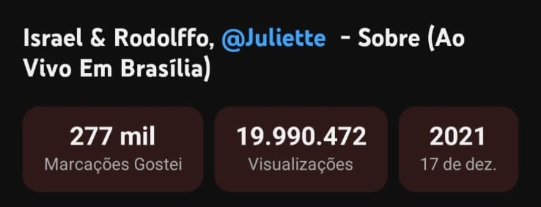 netaletsbora's tweet photo. Faltan só 10k pra nossa cheirosa bater 20 milhões de visualizações no YouTube! 😎

É sobre continuar hitando quase 5 anos depois do lançamento! 😘

Assista aqui:https://t.co/zrqiXWsGuc https://t.co/UwgEqzwUjl