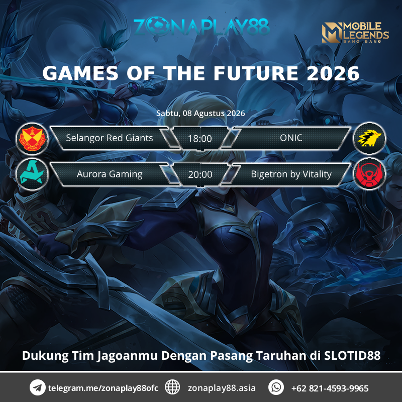 zonaplayupdate's tweet photo. 🎖GAMERS TURNAMENT🎖

🥷🏻 Sabtu, 08 Agustus 2026 🥷🏻

🍺 MOBILE LEGENDS 🍺

🕹 GAMES OF THE FUTURE 2026 https://t.co/QBnCwuUtXx