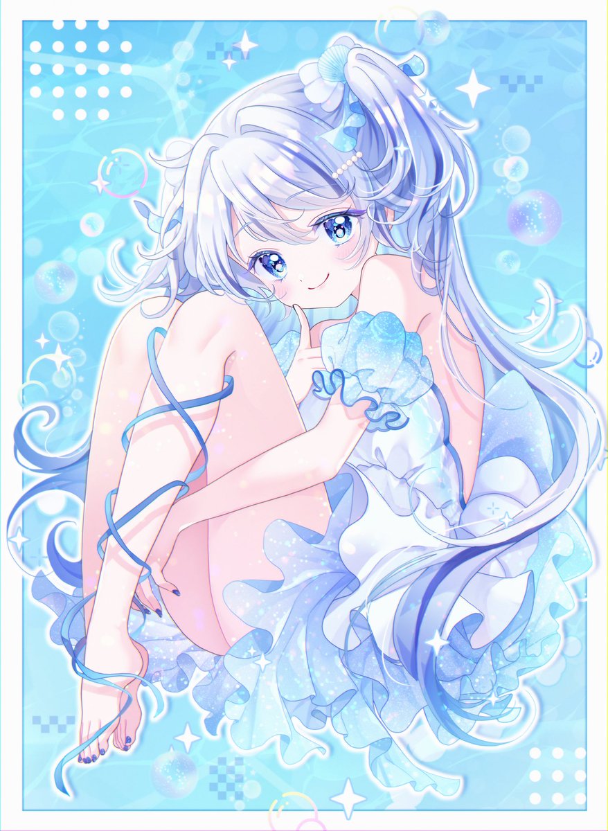 miumi_013's tweet photo. 昨日ポストしたイラスト
子兎。お母様のこちらの作品を元にして
制作していただきました💙🫧

テーマ･服装は
お母様が一から考えてくれました🫶🏻︎ https://t.co/bosEboNrxq