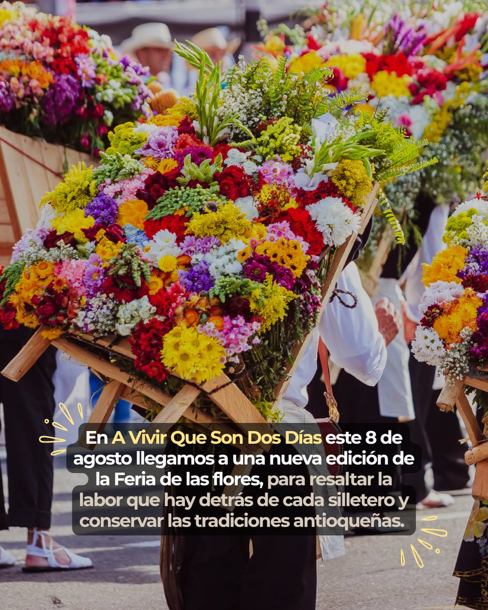 avivircaracol's tweet photo. Medellín está a otro nivel, por eso mañana tenemos una transmisión especial de #AVivirQueSonDosDías desde la ciudad de la eterna primavera 🌸 

Nos vemos en el @MAMMedellin desde las 8 am, para conocer las historias que hacen de esta una ciudad rica en gastronomía, cultura y más. https://t.co/QsSUR1awCS
