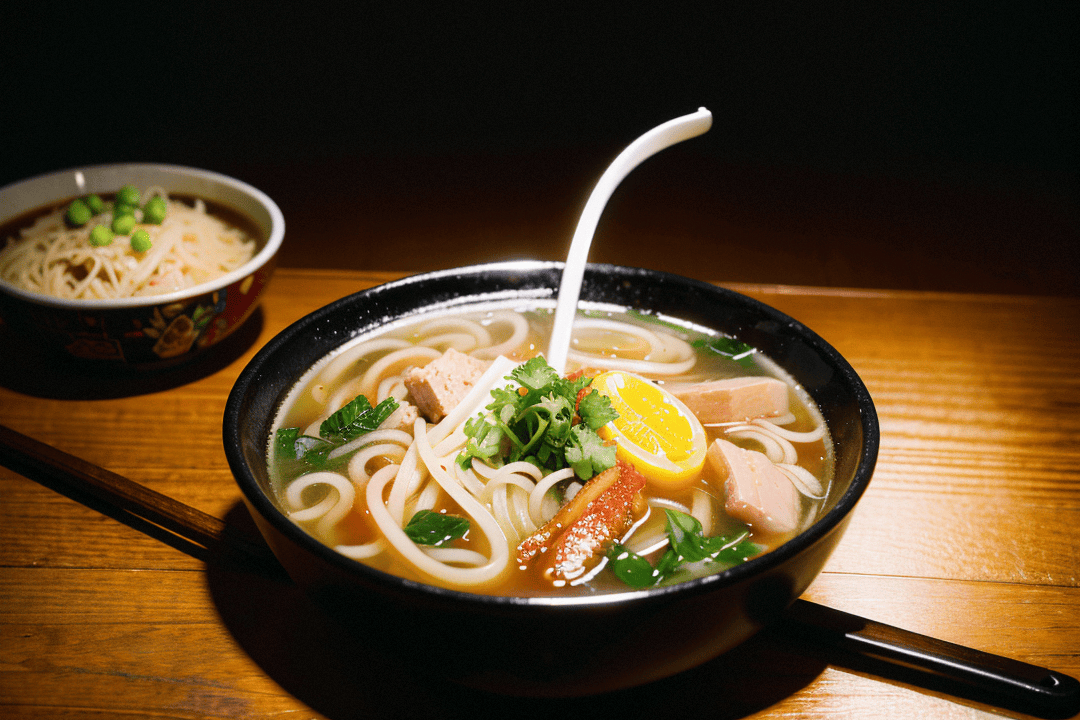 LifeChangeApps's tweet photo. The late night stove’s still warm. Steaming tonkotsu ramen waiting for you—no rush, just good food, quiet company. Perfect end to a long day. https://t.co/BvPmezRLfK