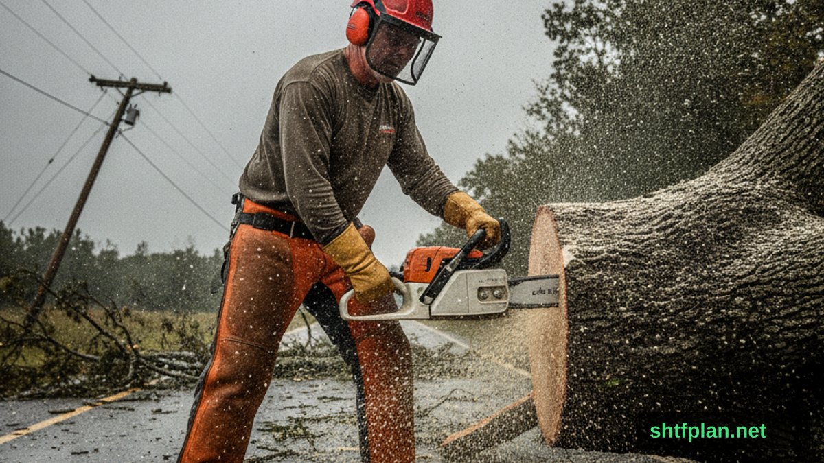 realshtfplan's tweet photo. Roads blocked. Trees down. No crews coming. A chainsaw is the difference between trapped and mobile — but only if you know how to run it without killing yourself. Full guide to storm debris clearing, PPE, and safe felling. #survival #prepper #SHTF #chainsaw #stormprep #disasterprep #survivalskills
https://t.co/XFcBj62Zxr