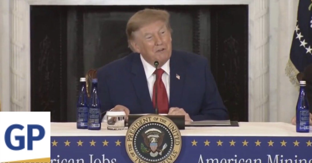 gatewaypundit's tweet photo. President Trump Trolls Hillary Clinton During Roundtable on American Mining at State Department (VIDEO)

Link in the comments: https://t.co/35uyRPWTgP