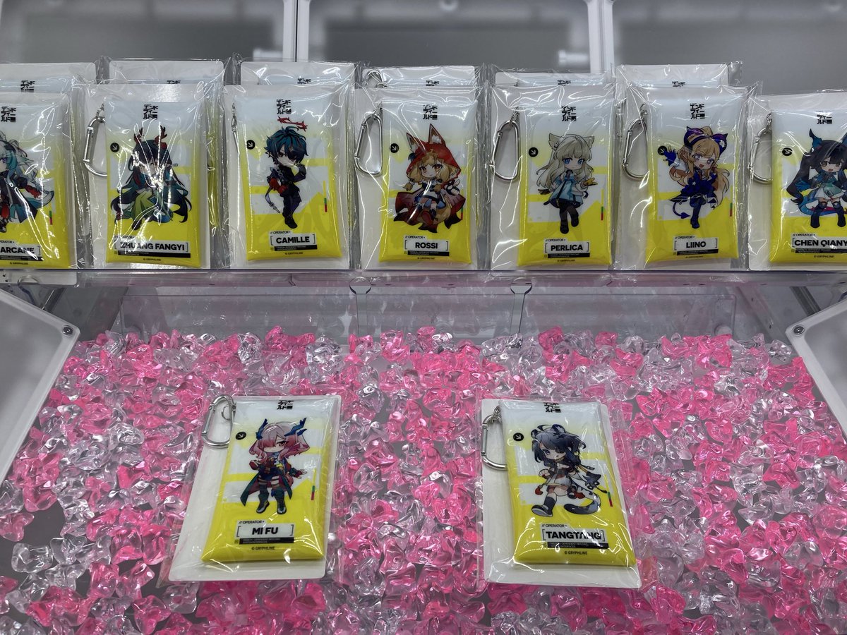 アークナイツ:エンドフィールドカラビナ付きクリアケースGiGO 限定 全種セット アークナイツ:エンドフィールドカラビナ付きクリアケースGiGO 限定 全