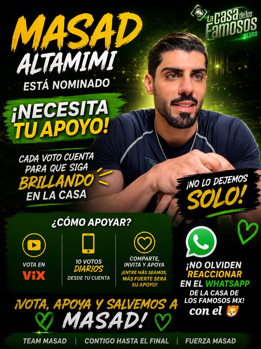 solomasad's tweet photo. MASAD SE QUEDA https://t.co/kmNqU7FtEL