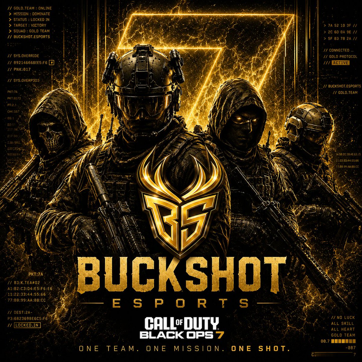 BuckshotGG's tweet photo. 💛Match Night 💛
Gold Vs Zoned Out Gaming Anarchy
🕘 9:30PM EST 
@ZGLCallofDuty @ZonedOutGaming @SoarDogg  @ink3dStudio @BrandPopStudios 
#LockNLoad https://t.co/hmzn4MSLJu