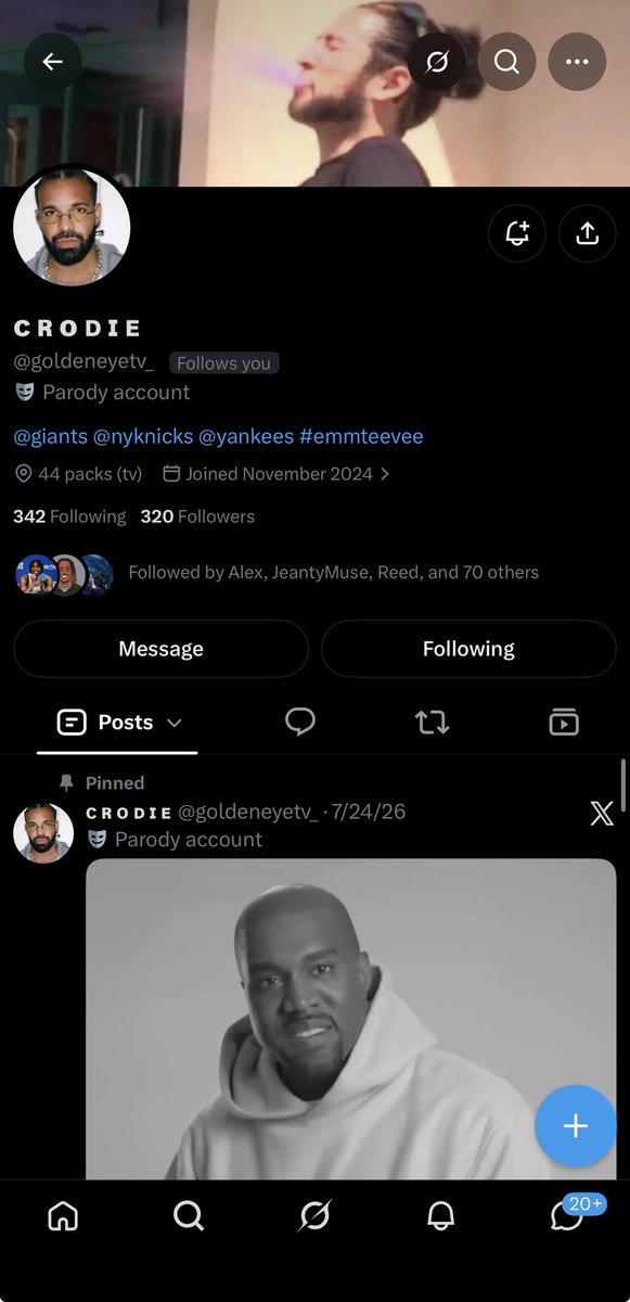 TARANTINOBURNER's tweet photo. The AI Twitter account I created is bringing in over $7,000 a month.  

Just reached 320, it has posts that go viral… 

Nobody notices it’s AI.  

If you want to learn how to create an AI social media influencer DM me on that account. https://t.co/6Bq7crPSgC