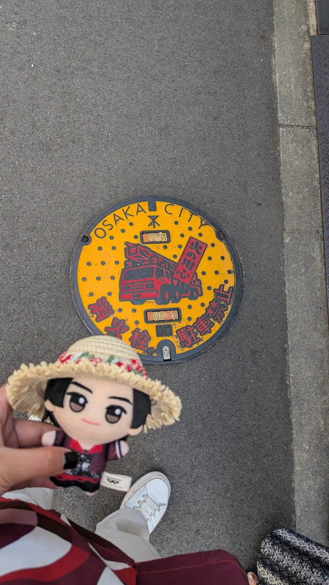 Wanaka_herotime's tweet photo. ひらパー向かいます！
写真はホテル近くにあったマンホール😆︎💖 https://t.co/Ytvq4f3PwZ