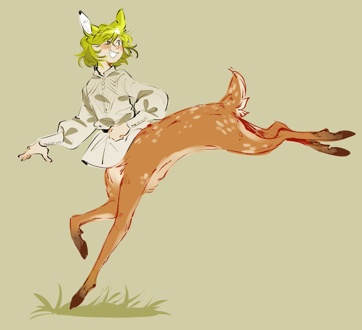 SquiddlyKiti_'s tweet photo. one of the warm ups i did today earlier before i started serious work!! this is for the deer coco fans https://t.co/okLvSeqlJy