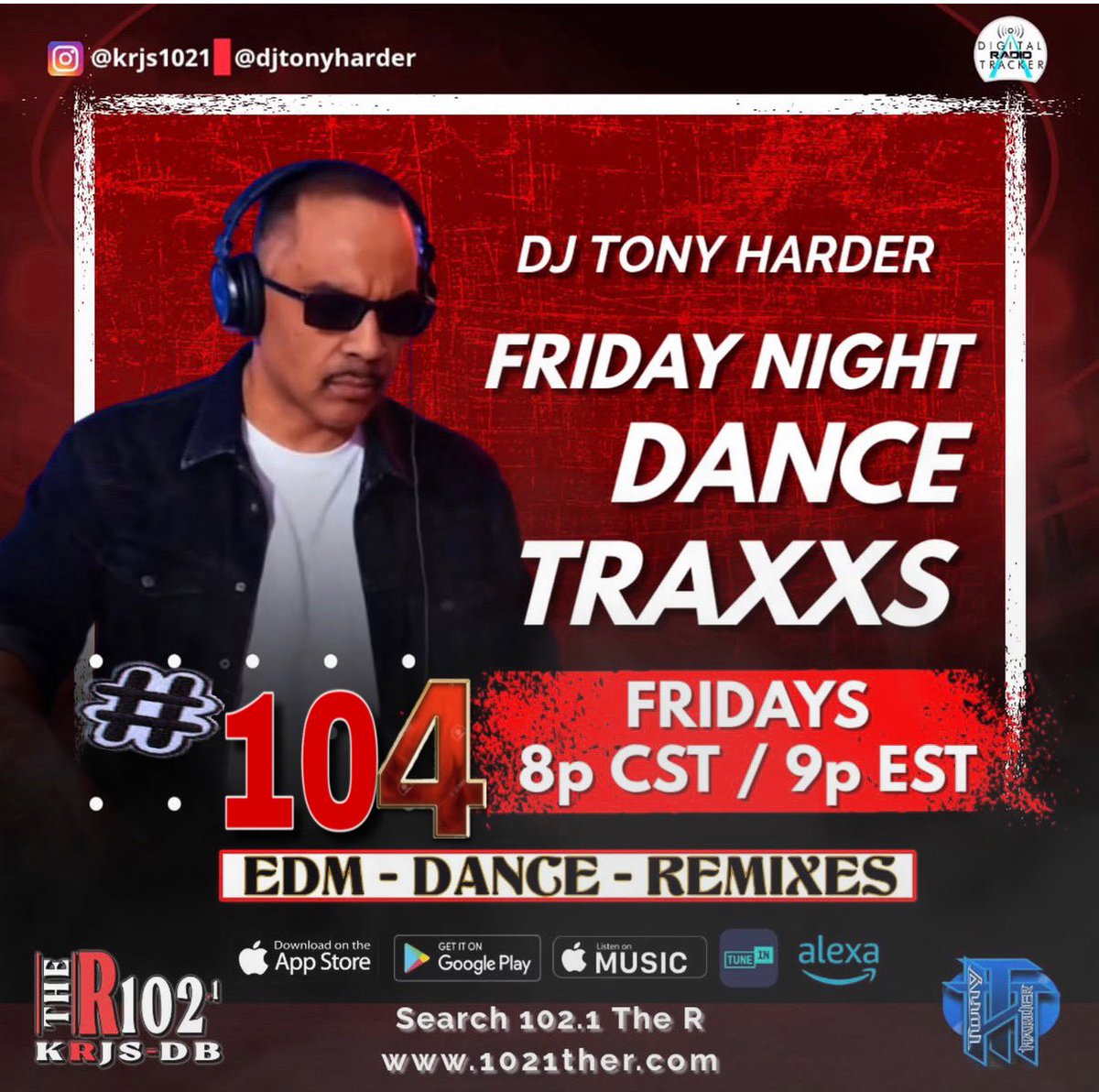 DjTonyharder's tweet photo. #NERVEDJS: #np F.N.D. TRAXXS #104 - @djtonyharder on KRJS-DB 102.1 The R https://t.co/qerx4EaAsl @krjs1021 @WNRV1081_ @NerveDJs @NerveDJsRadio @NerveDJscom @1035KTU @HOT97 @KissFMKOBE @KISSFMPhoenix @999KISSFMABUJA @kissfm977 @WBLS1075NYC @Bandlabradiosho https://t.co/fsVE5lnxdA