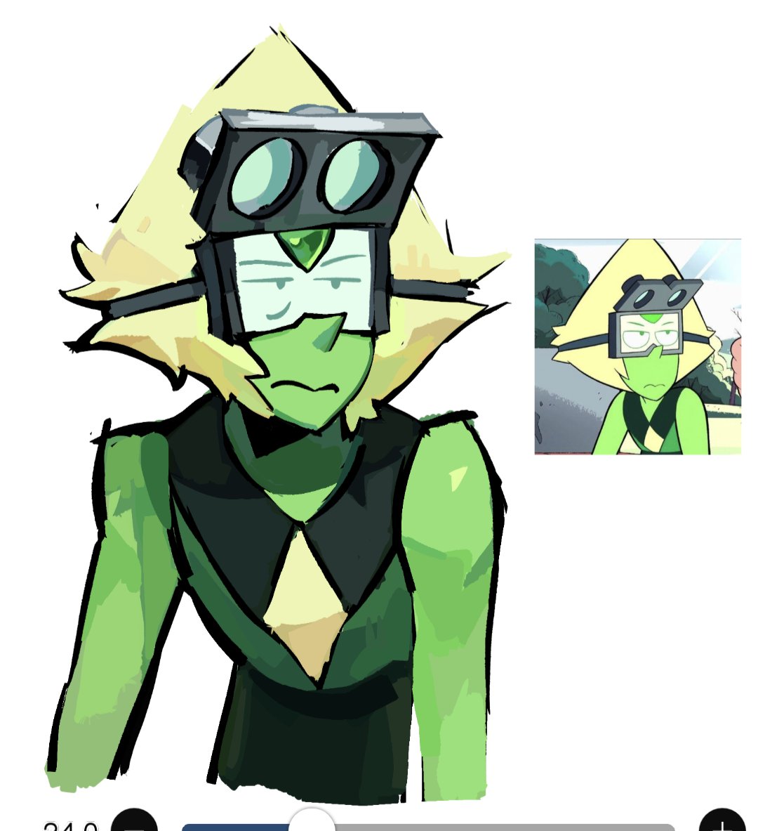 kurzlik_'s tweet photo. I'm so green #stevenuniverse #peridot https://t.co/uFYHurVVZq