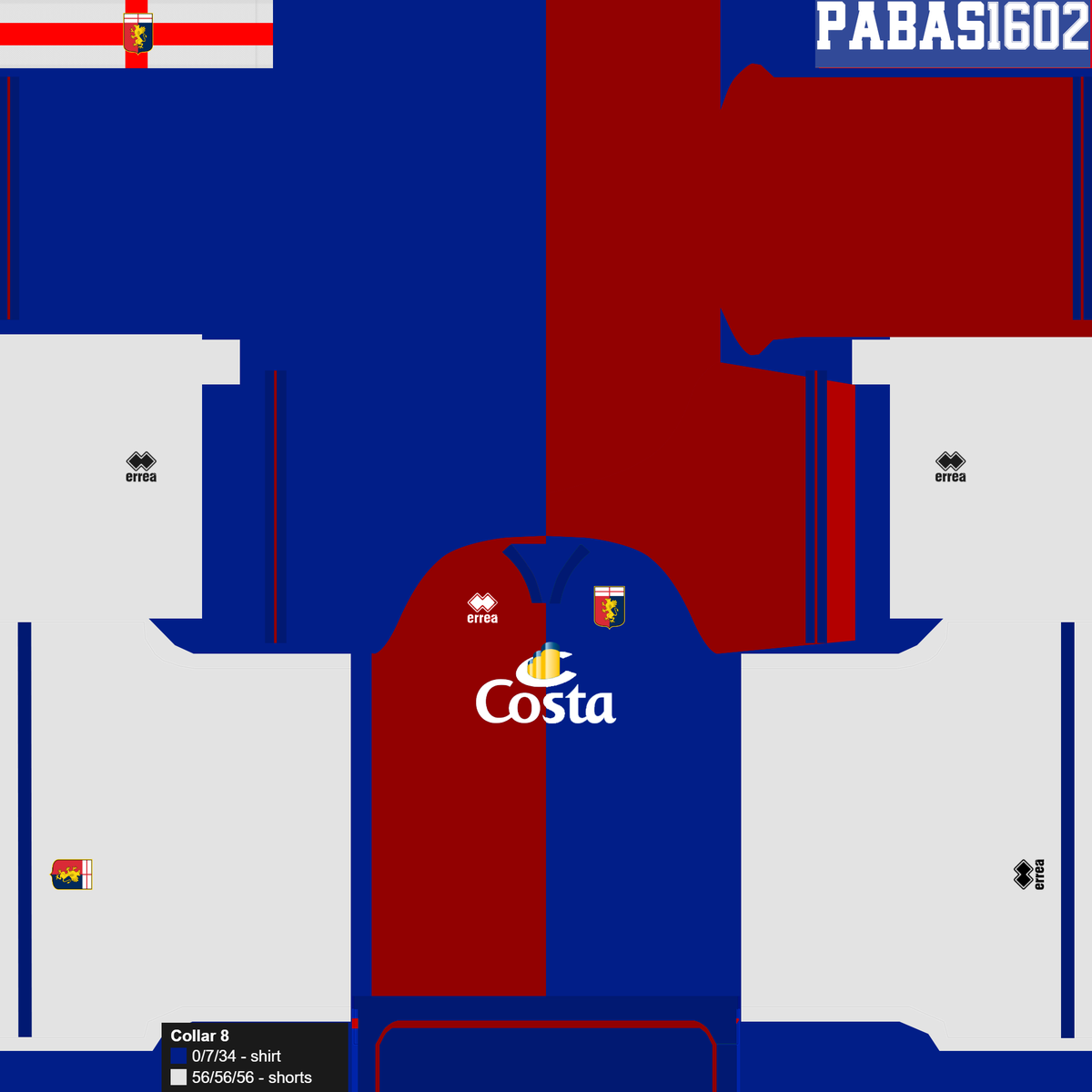 PaBas1602PES's tweet photo. Official Kits Genoa CFC 2004-05 by Erreà (Italian Serie B)

#PES2021 #PES21 #FL26 #FL27 #FootballLife #Genoa #GenoaCFC #SerieB #PesKit #Kitmaker #Calcio #Italia #Errea #Konami https://t.co/cvaUSaqQck