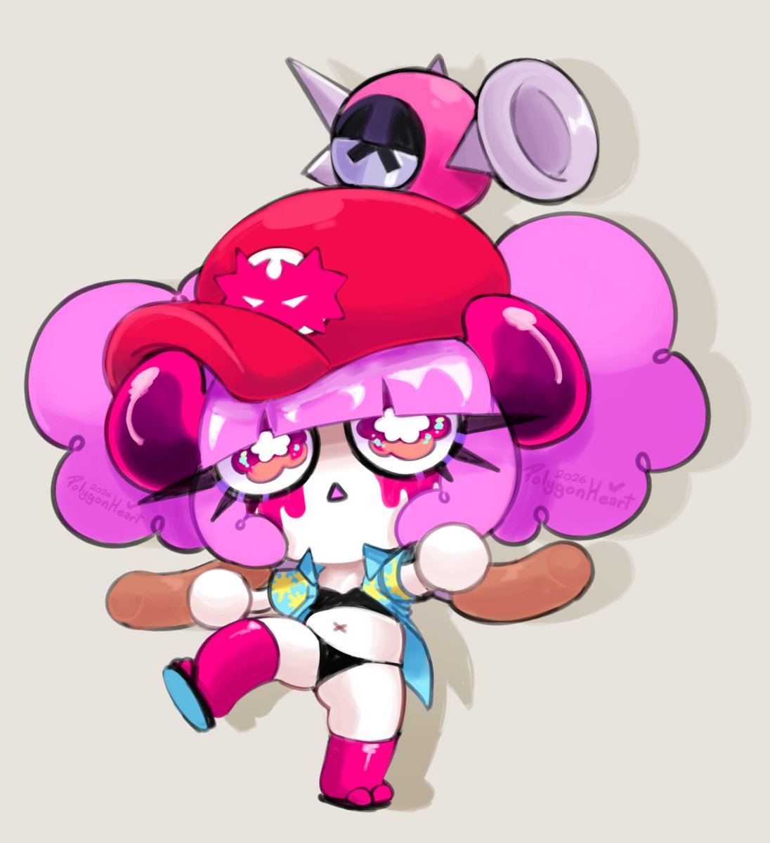 PolygonHeartVT's tweet photo. A lil chibi for Chocovania's Super Mario Sunshine Donathon from a couple weeks ago~ https://t.co/VjLKDvq04P