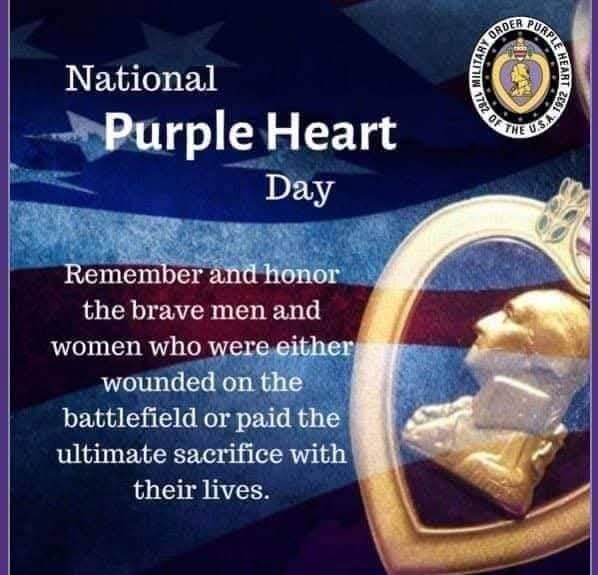 DJTommyRocks's tweet photo. Today is '#NationalPurpleHeartDay' ... #honor & #remember the brave men & women who were wounded on the battlefield or paid the Ultimate Sacrifice for our freedoms--- "THANX SO VERY MUCH for YOUR SERVICE"!
๐๐ค๐บ๐ธ๐ค๐
#HonorThem #RememberThem
#AllGaveSomeSomeGaveAll
#USA https://t.co/vJHYuw0JTL