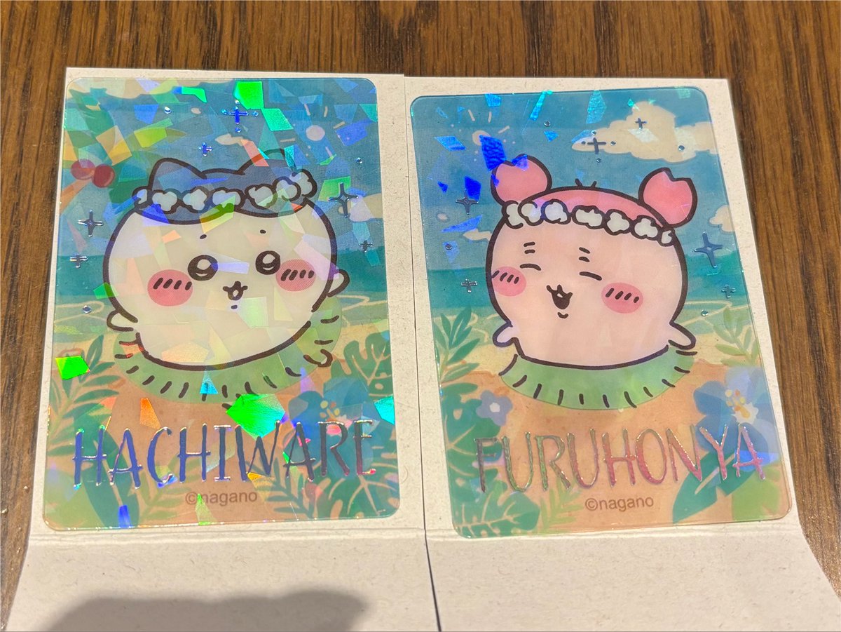 79Hina79's tweet photo. 映画ちいかわ トレーディング 海辺のキラキラクリアカード 交換

譲:古本���、ハチワレ
求:モモンガ、ラッコ

大阪梅田手渡し希望、郵送も可 https://t.co/r6FpikpFtY