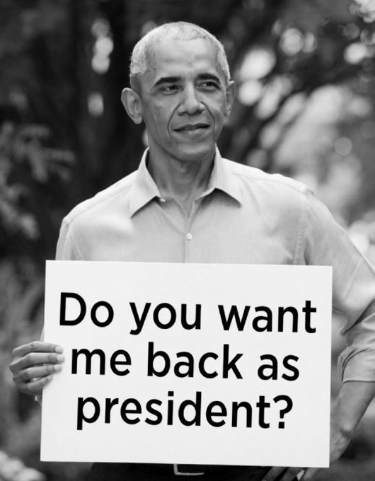 AntiWokeMemes's tweet photo. Obama, Yes or No? https://t.co/nRA6bJ7wHV