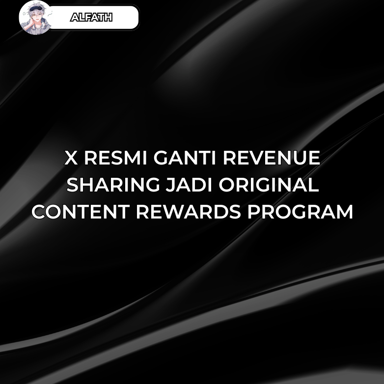 AlFatih347's tweet photo. X resmi ganti Revenue Sharing jadi Original Content Rewards Program. 

Buat yang masih ikut Revenue Sharing, tenang lo masih dapet duit sampai 7 September 2026. Payout terakhirnya sekitar 11 September.

Mulai 8 September, member Revenue Sharing yang ada bisa daftar ke program baru lewat Creator Studio → Original Content Rewards. Udah verifikasi ID + payout method? Gak perlu ngulang, langsung bisa.

Cara dapet duitnya gini: dari qualified impressions, yaitu tayangan unik dari user Premium di Home Timeline (minimal 50% post-nya keliatan). Payout tiap 2 minggu, yang pertama 28 Agustus.

Syaratnya: umur 18+, akun sehat, subscribe Premium, punya minimal 500 followers terverifikasi, plus 500K impressions dari user terverifikasi dalam 90 hari terakhir.

Terus yang paling penting: kontennya harus ORISINAL. Bukan sekadar repost, crop, atau nambah caption doang. itu gak dihitung. Harus ada nilai yang lo tambah sendiri: opini, analisis, pengalaman, atau kreativitas.

Yang dianggap orisinal: thread yang lo tulis sendiri, video yang lo bikin, meme buatan lo, laporan, analisis, sampai commentary yang nambah perspektif baru. Intinya, nilai utamanya harus dari lo, bukan dari konten orang lain.

Sebelum posting, tanya diri sendiri: "Konten ini tetap berharga gak sih tanpa kontribusi gw?" Kalau iya, tambahin dulu perspektif lo. Kalau gak, ya aman.

Program ini jelas ngasih sinyal: X mau bayar kreator yang bikin platformnya layak dibuka tiap hari. Yang cuma numpang repost doang? Ya gak kebagian.