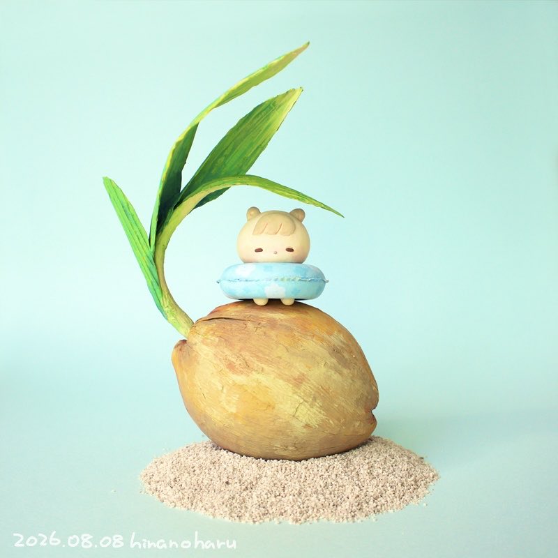 Zaranezumi's tweet photo. ねむりすとヤシの実🌴 https://t.co/ehYUQKad2W