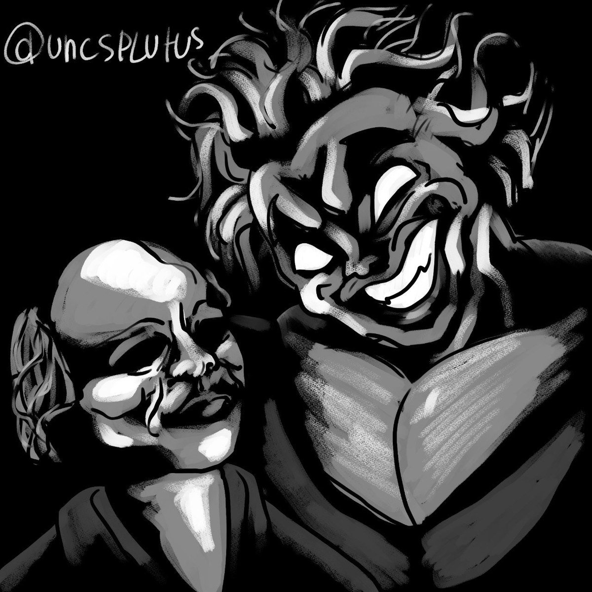 UncSplutus's tweet photo. Beast vs Ogre https://t.co/qfaE9LMi9b