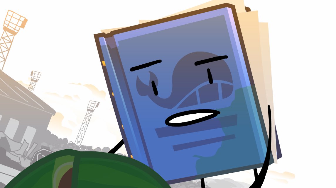 frolicmaxxing's tweet photo. I like how this sneak peek had everyone and their mama theorizing the craziest outcomes just for this to end up being a cinematic shot of spell book calling watermelon weird for "liking how junkyards taste" I find that really funny https://t.co/dkUSkO73gT