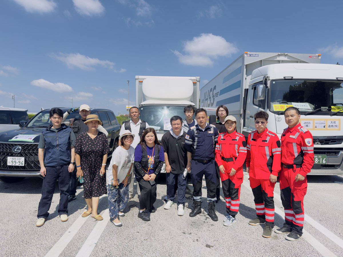 ChnEmbassy_jp's tweet photo. 在日华人团体向熊本地震灾区紧急运送超过10吨的救援物资�� https://t.co/ImTASEE8OA