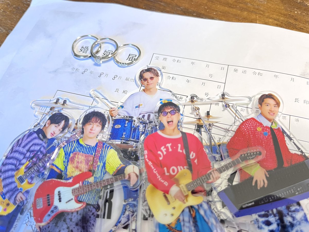 y_4569star_'s tweet photo. こんなに超八の日でおめでたい日に私事で恐縮ですが、入籍いたしました💍

今後も変わらずオタクです！！あちこち飛び回るので引き続き仲良くしてください🥹♡ https://t.co/yNXrcXd8LJ