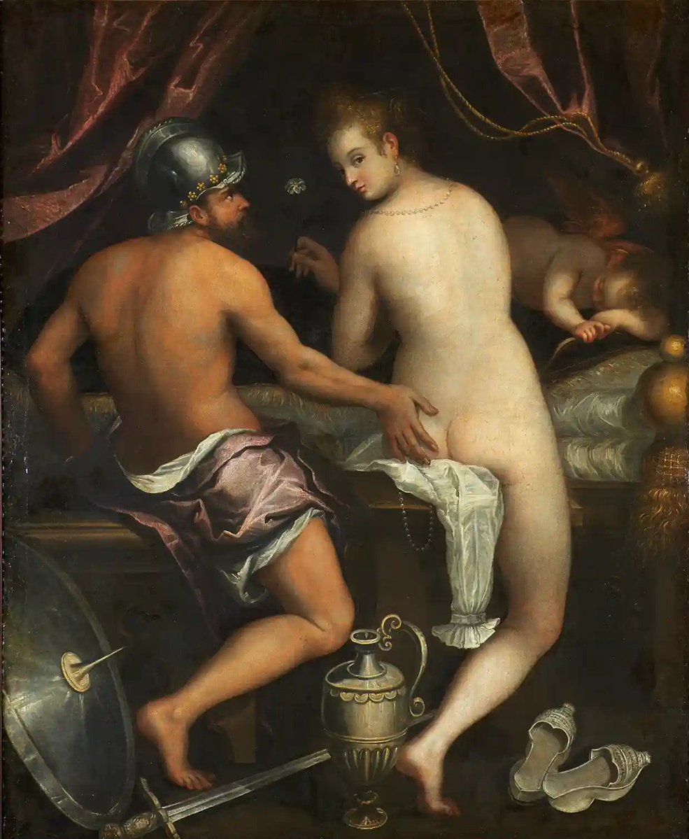 ArtistOnThisDay's tweet photo. Died on this day, August 11, 1614:
Lavinia Fontana (Italian)

Mars and Venus, 1525 https://t.co/gla4YxEnxz