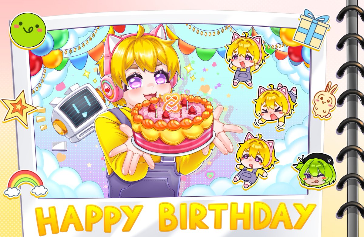 Kurobokuma's tweet photo. Happy birthday Eca-!!! @88Studio_ID
Wish you all the best and have an amazing birthday party ✨🥳🎉🎉
@digidrawglobal
.
.
#88StudioID x #DigiDraw #Turing https://t.co/oytLChgThw