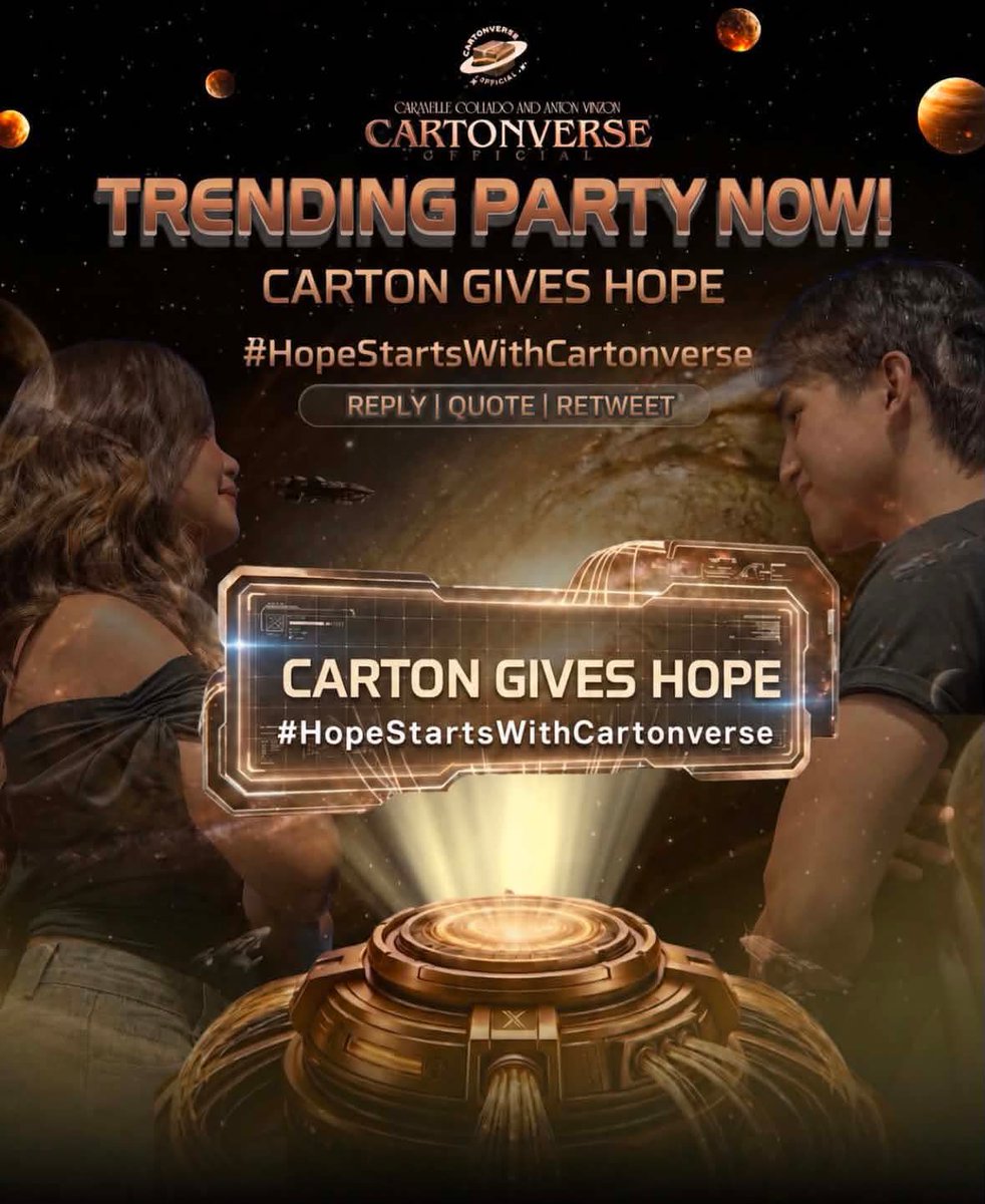 cartonverse_ofc's tweet photo. Today, we come together not just as a fandom, but as one community with a heart full of love and hope. 

Join our X Trending Party and help us amplify the love and generosity of every Courier and sponsor who made our charity initiative possible. Let’s fill X with messages of hope and support for the children of Adonai’s Mercy House. 

Every post, repost, and hashtag is a small act of love that can make a difference.

CARTON GIVES HOPE
#HopeStartsWithCartonverse