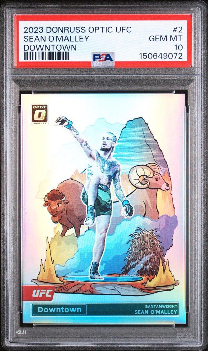 UFCCardSpotter's tweet photo. 2023 PANINI DONRUSS OPTIC UFC DOWNTOWN #2 SEAN O'MALLEY PSA 10
Ending August 8th 9:13 PM EST
Bid/Buy via the link in our bio ⤵️
#ufccards #ebaypartner https://t.co/de6VCsRZ83