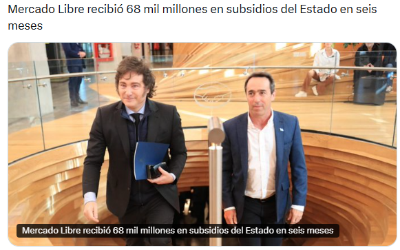 frascaroli's tweet photo. No cumplen con leyes y fallos judiciales para Salud, Discapacitados o Universidades, pero le dan a Merca Libre 68 mil millones en 6 meses.

https://t.co/U7SjvlZdgx https://t.co/17Hmhhwa5v