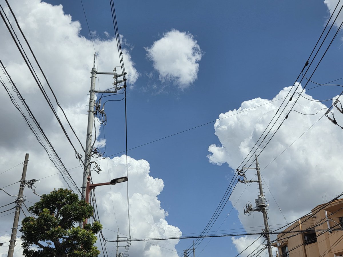 KKariinn's tweet photo. 入道雲～
いや、てか今日は特に暑いっ！
猛暑やわ～
こういう時はやっぱしサイダ～
がほしくなるねぇ～ https://t.co/yh7oyvni7o