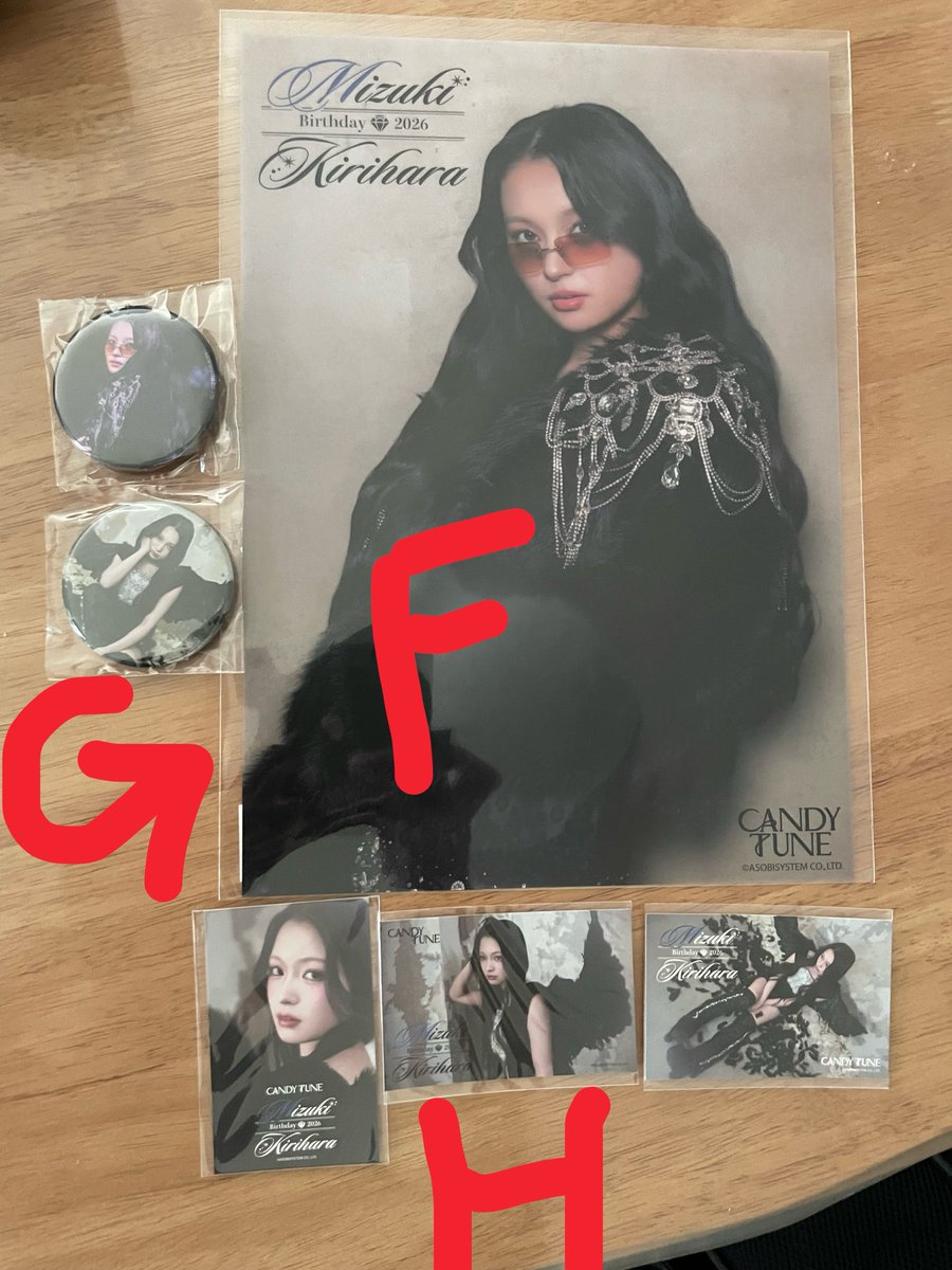 munooo35's tweet photo. #きゃんちゅー交換　桐原生誕

譲　写真　F賞A    G賞CD  H賞DEF

求　G賞A（缶バッジ）＞E賞どれでも（アクキー）＞H賞ABC

被りが多いので同じような方がいれば交換お願いします！
現地、郵送相談させてください！
よろしくお願いします(^^)

#きゃんちゅー譲
#きゃんちゅー求 https://t.co/pFoGmQTOD4