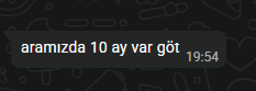 xWuniq's tweet photo. @yarrak734 aramızdaki mesafeyi yürüme olarak hesaplamış ve 10 ay çıkmış 10 ay var bak gelir sikerim seni diyo korkuyorum çıokj https://t.co/89DvDbSbJT