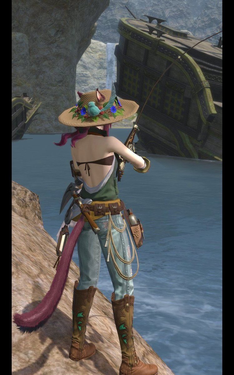 madchaser_'s tweet photo. Fishing Glam ! #ffxiv https://t.co/I2yVtcrURR