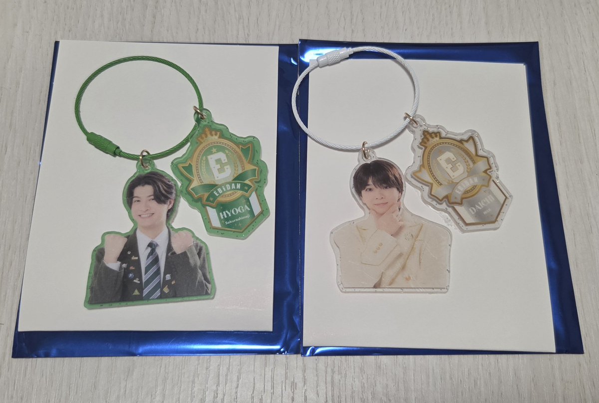 looohyu_25's tweet photo. EBiDAN THE LIVE 2026 15th Anniversary エビライ 
アクキー　グッズ TeamA

【譲】髙田彪我、塩崎太智

【タカシ】

郵送での交換希望です。
検索からでもお気軽にお声掛けください。 https://t.co/itER3X07VJ
