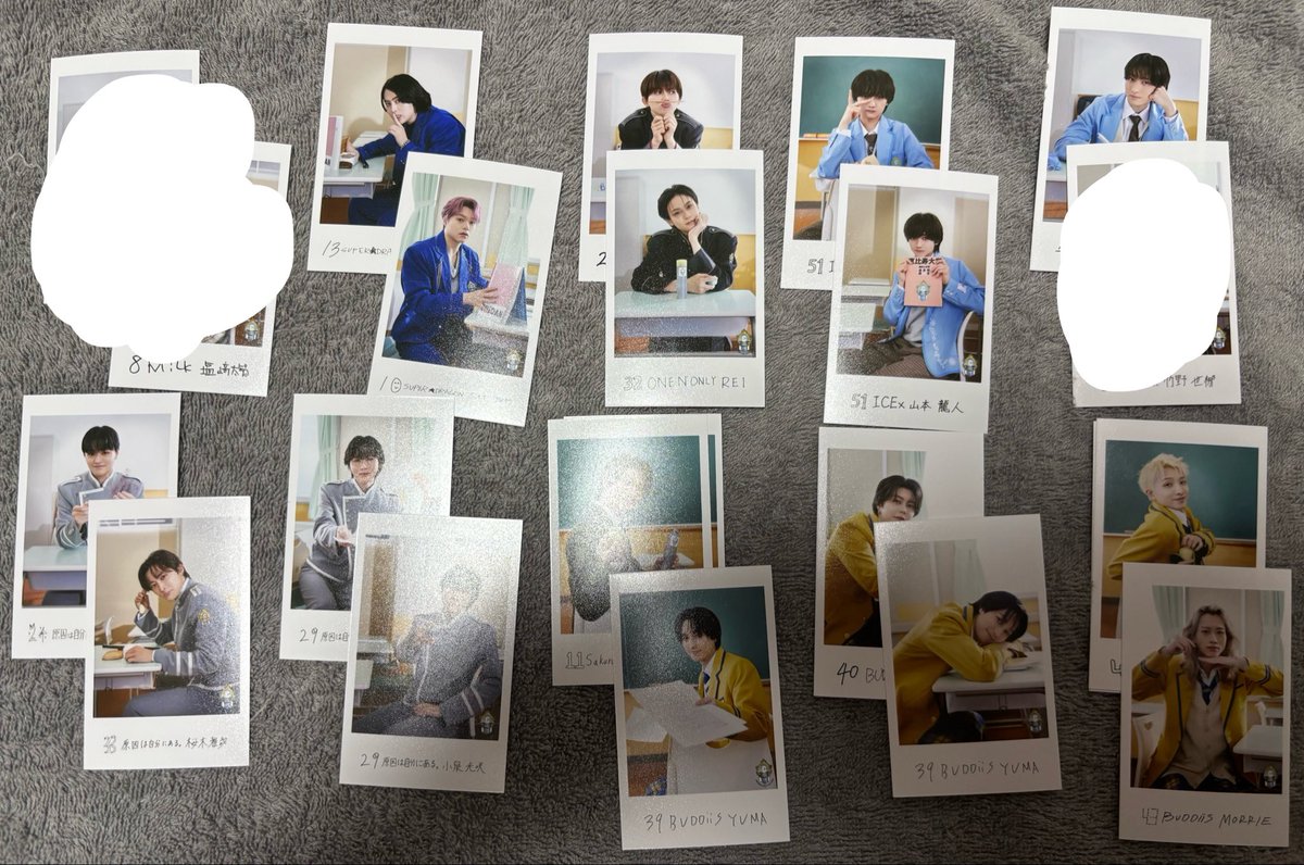 bear_owan's tweet photo. EBiDAN THE LIVE 2026 エビライ 交換 ミニフォト 
譲
画像（1.2枚目）

山中 塩崎 志村 松村 REI NAOYA 小泉 大倉　桜木　MORRIE FUMIYA YUMA SEIYA 竹野 髙田 筒井 山本

求
画像（武藤・高桑）+曽野　前後左

エビライ13日手渡し、もしくは郵送

お気軽にお声掛けください https://t.co/I1yJXW7UbJ