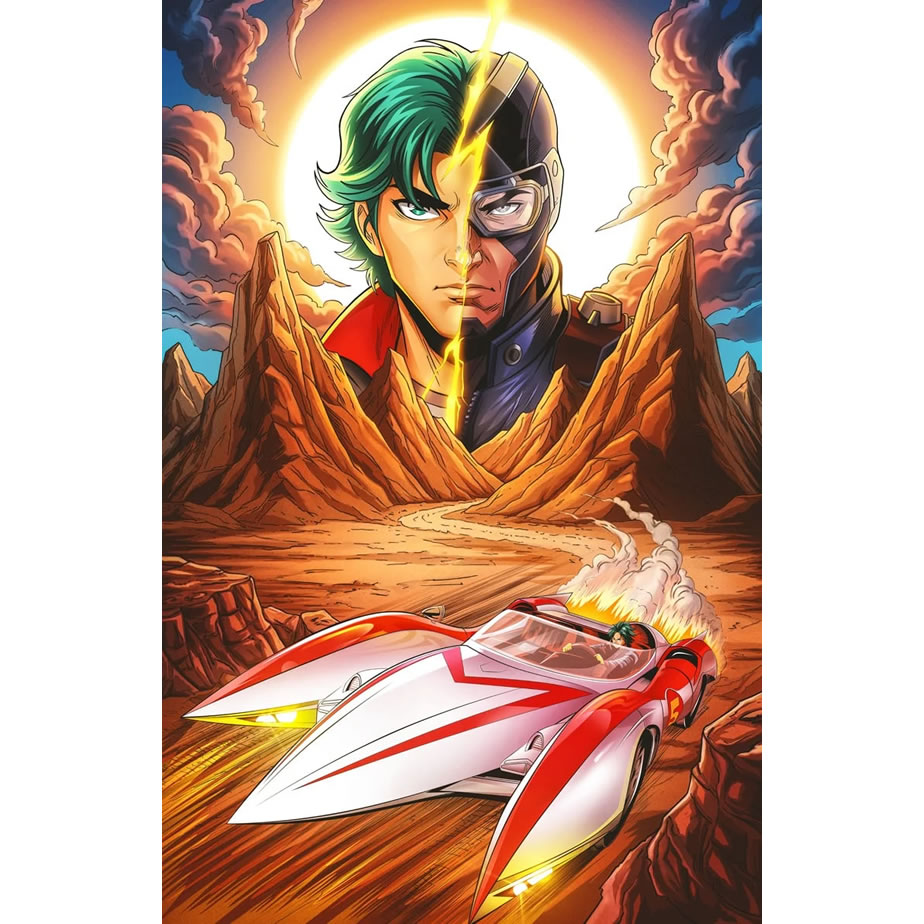 XCollectibles's tweet photo. Virgin Reveal📚Speed Racer #1 Special Edition Secret Variant!!⚡️
✅ https://t.co/UpHjOyZY4w
#ComicBooks #IndieComics #DCComics #DCEU #Marvel #MCU #SourcePointPress #ValiantComics #CGC #CBCS #PGX #Competition #CallForArtists #ComicArtist #ComicArt https://t.co/odSn03nUBU