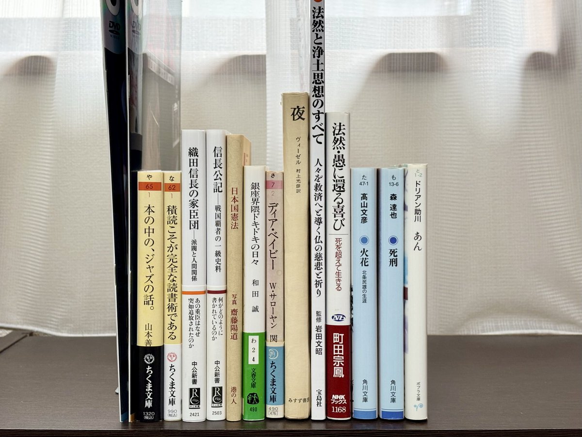 kenji_do2012's tweet photo. 最近購めた本 まとめ

4月から仕事に復帰し、体調は良好。

4、5月は一箱古本市に参加したり、四天王寺やみやこめっせの古本市をぶらぶら。
6、7月は都合がつかず、棚の補充でみつばち古書部と一乗寺ブクアパへ行くくらい。

まずは糺の森で英気を養い、本屋巡りや古本散策を楽しみたい。 https://t.co/tJzfyfeqwE