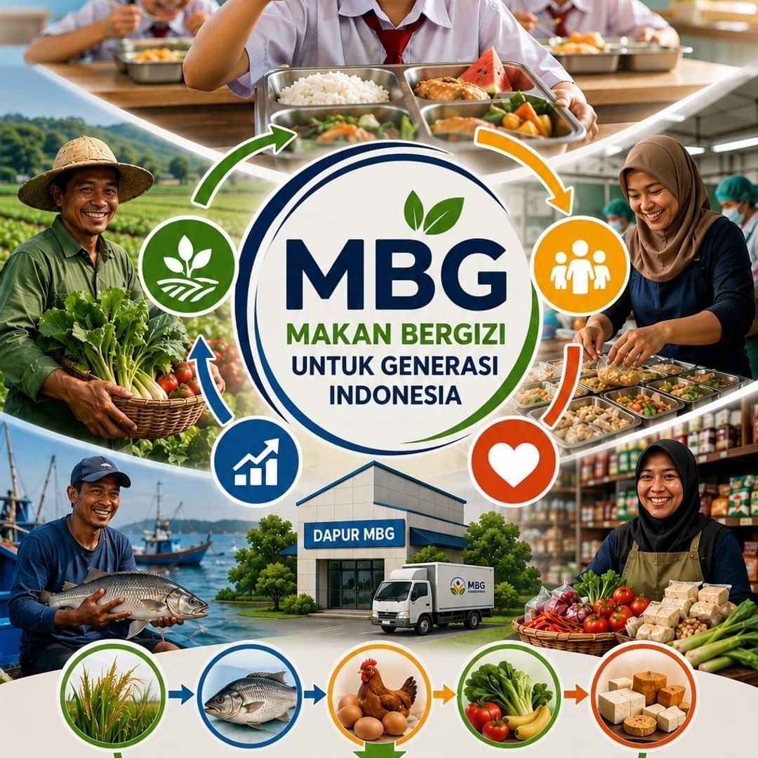 YuniSet69424831's tweet photo. MBG Mendorong Keterlibatan UMKM, Petani, &amp; Nelayan. Ciptakan Peluang Usaha Baru &amp; Tingkatkan Pendapatan UMKM. https://t.co/vcMGjxj0Cn