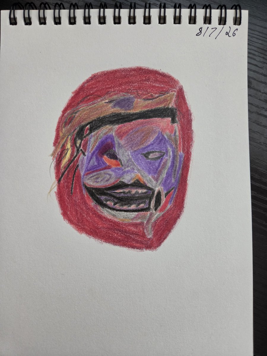 TessaBonez's tweet photo. Finished Burnt Fiend Drawing 🖤⭕️ https://t.co/1GDpw7Amri