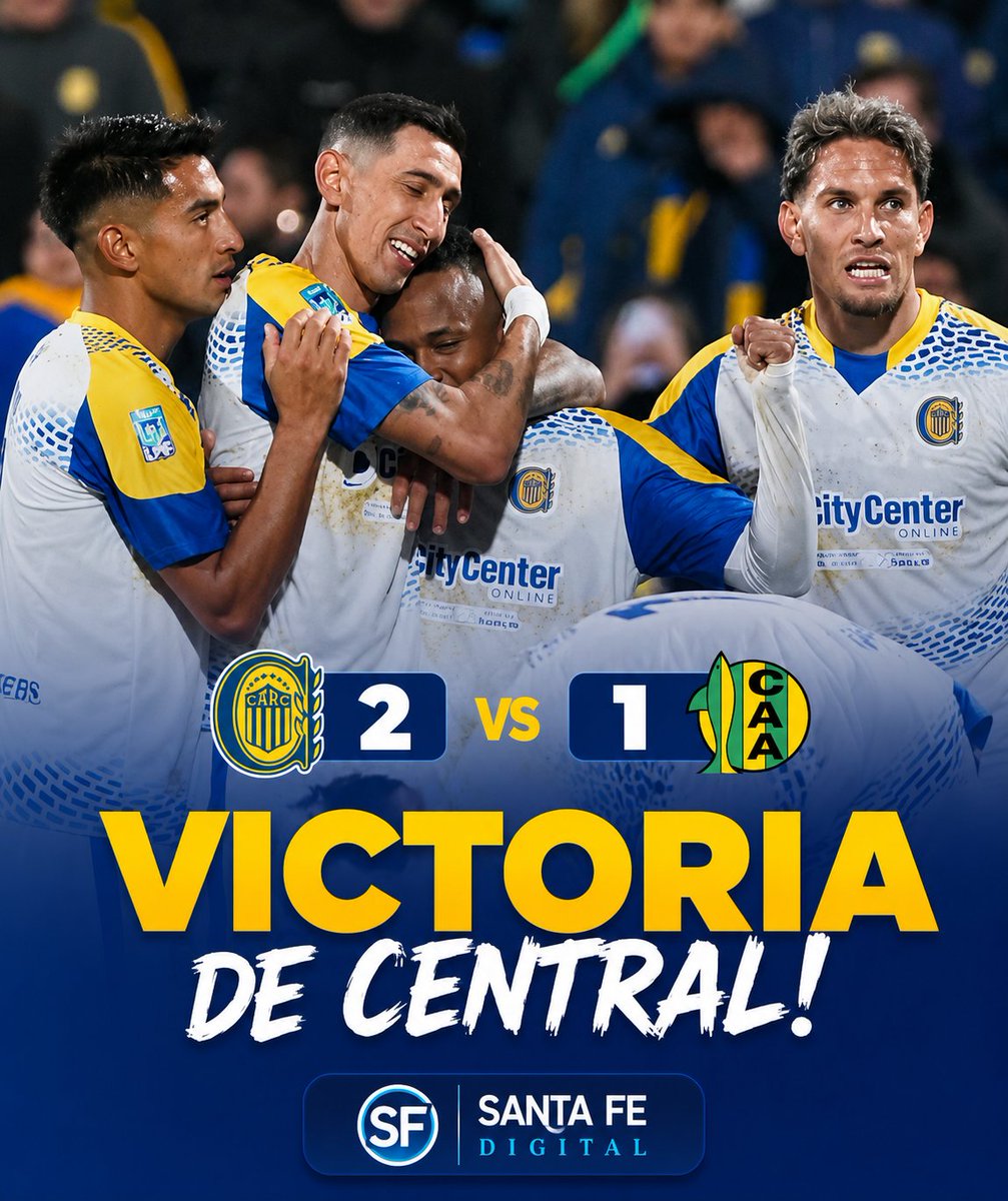 digitalsantafe's tweet photo. 🔵🟡 CENTRAL LO DIO VUELTA Y LLEGA ENCENDIDO A LA LIBERTADORES

Rosario Central consiguió un triunfazo en el Gigante de Arroyito: comenzó perdiendo ante Aldosivi, pero reaccionó y terminó imponiéndose 2-1, con el gol decisivo de Jáminton Campaz.

El Canalla suma confianza antes de uno de los grandes desafíos del semestre: el próximo jueves 13 de agosto, desde las 21.30, recibirá a Corinthians por la ida de los octavos de final de la Copa Libertadores.
