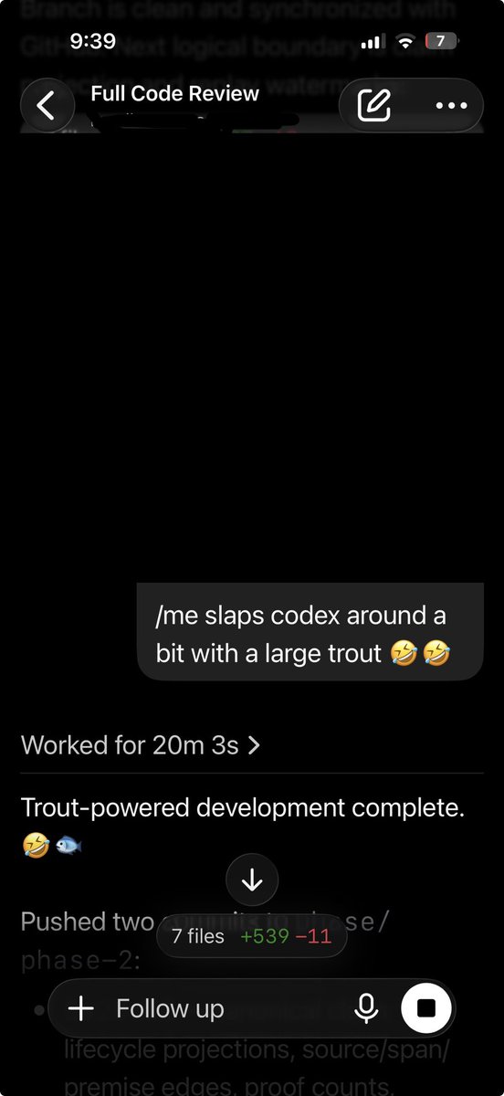 IaMuNk20's tweet photo. Anyone else’s codex have personality? Here’s some examples 🤣 https://t.co/DlyINN4F77