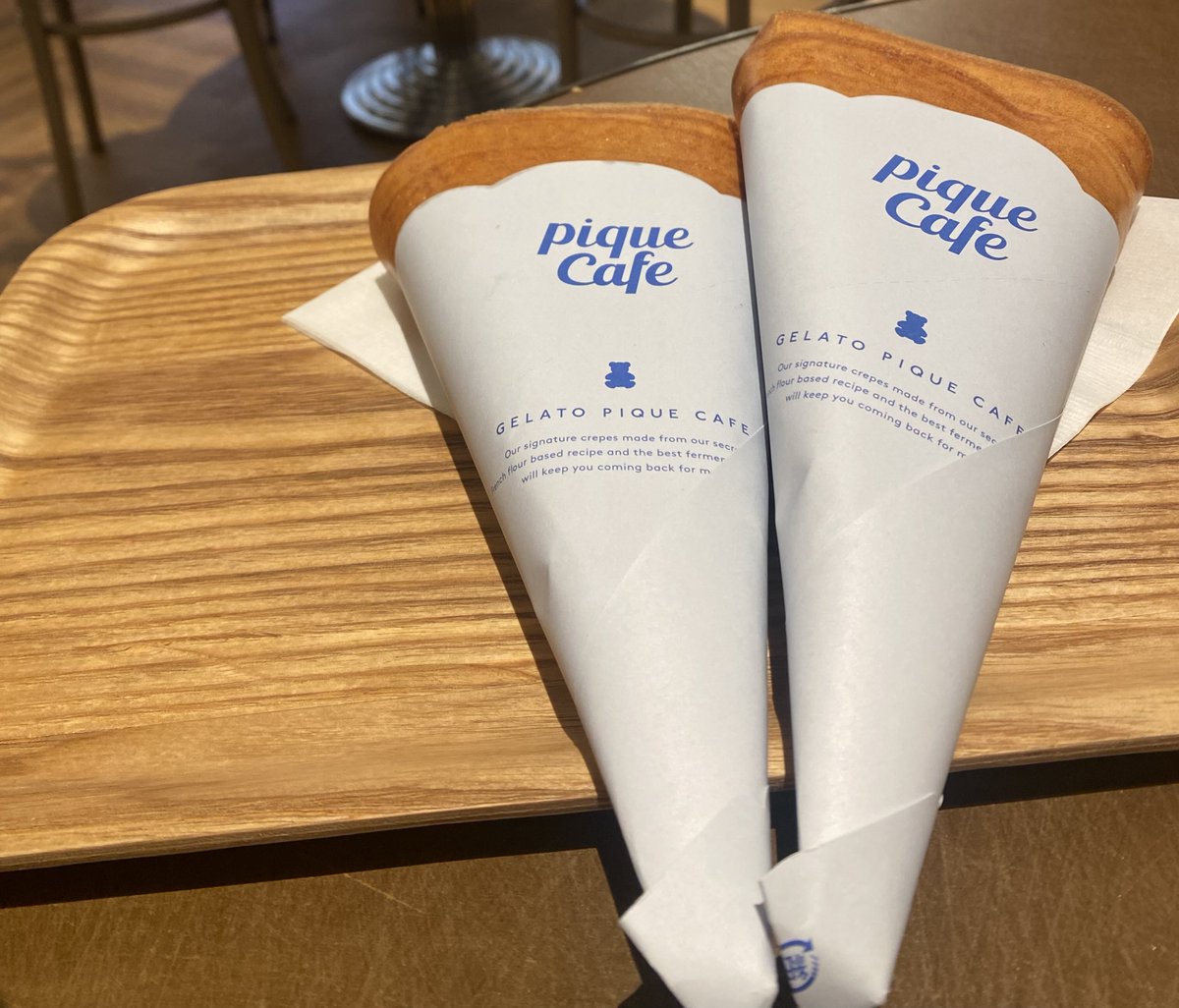 PQRQQ00's tweet photo. 🌻〖gelato pique cafe/門真〗
三井アウトレットパークの2階にある
クレープがメインのジェラートピケのカフェ☕️
シュガーバター、ここは生地も美味しい
他にも可愛いクレープたくさんある🧈🫧

#ジェラピケ #クレープ https://t.co/AwH4ImUDG4