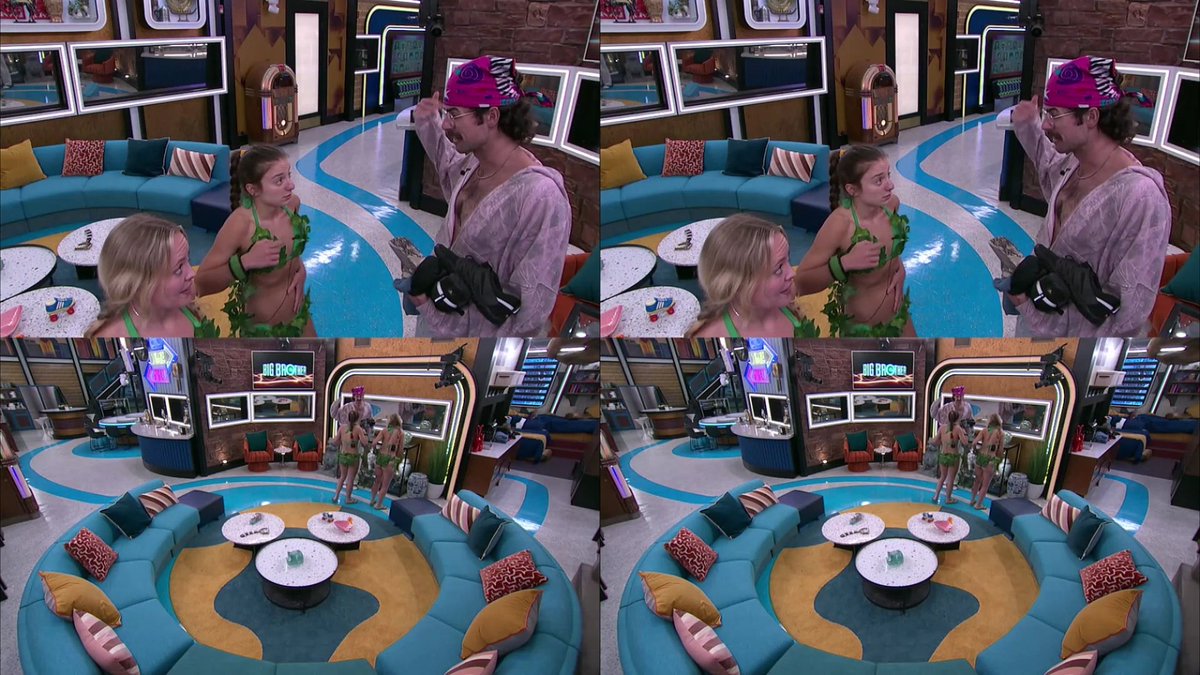 TaranArmstrong's tweet photo. Mallory got a punishment, not a power. Her &amp; Melody are Adam &amp; Eve'd. #BB28 https://t.co/aXdUI76tQP