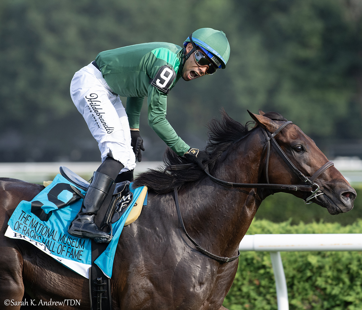 theTDN's tweet photo. Some moments feel bigger than racing ❤️

During Friday's induction ceremony for the National Museum of Racing's Hall of Fame, the late trainer Christophe Clement was posthumously welcomed into the Hall of Fame as a member of the Class of 2026. Hours later, his son Miguel Clement won the GII National Museum of Racing and Hall of Fame Stakes with his trainee BOTTAS.

The 3-year-old Vekoma colt was ridden to victory by Manny Franco, marking the jockey's record-tying SIXTH victory on Friday's card at the Spa.

"Doing it right here in Saratoga, it means more. It means a lot. I'm just happy to get these opportunities," said Franco.

Bred by BCS Thoroughbreds, Bottas is owned by Dahman. @clementstable 

ICYMI - Read more: https://t.co/boKZ0vN7YI
