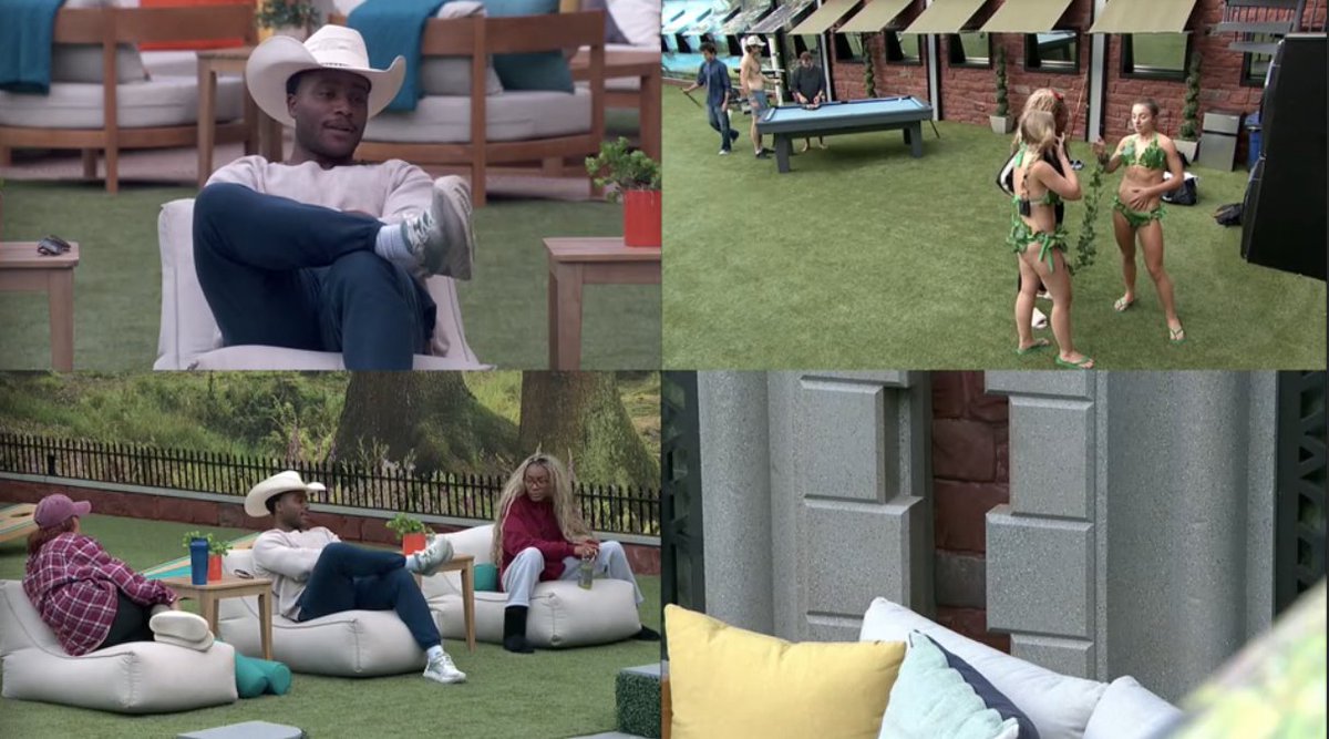 BB_Updates's tweet photo. Haley to Chuk/Taylor- I have been so genuine from the start. Even if I went out this week, I'm chilling #BB28 https://t.co/ohh5Beknnm