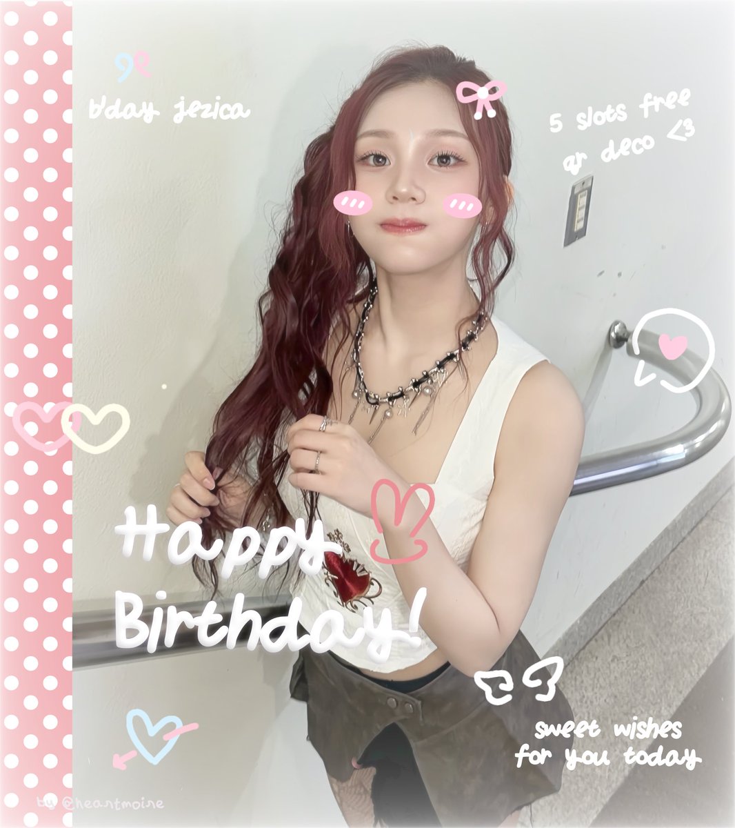 heartmoire's tweet photo. help repost, thank u . .

today is Jezica's @jiahaio Birthday !! 🎂 ada 5 QR DECO bebas pilih dari katalogku yang bisa kamu klaim for free >__♡ cek ALT untuk ikutan yaa !

💬 by reply
ⓘ now — 09 Ags 19.00 https://t.co/ETcK9y5iK6